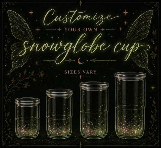 Choose your custom snow globe cup